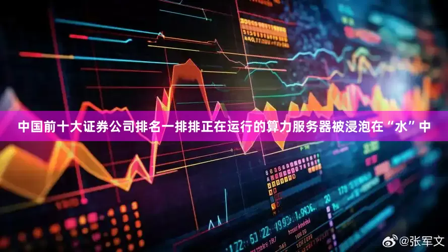 中国前十大证券公司排名一排排正在运行的算力服务器被浸泡在“水”中